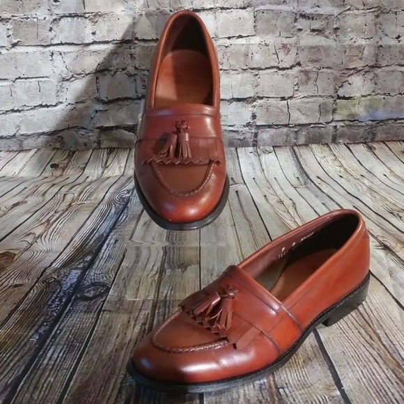 Allen Edmonds Newport Brown Leather Dress Shoes 9B main image 7